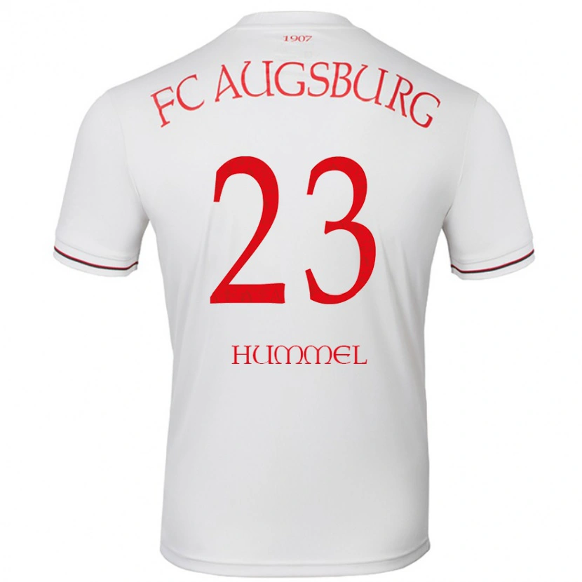 Danxen Heren Niklas Hummel #23 Wit Thuisshirt Thuistenue 2024/25 T-Shirt