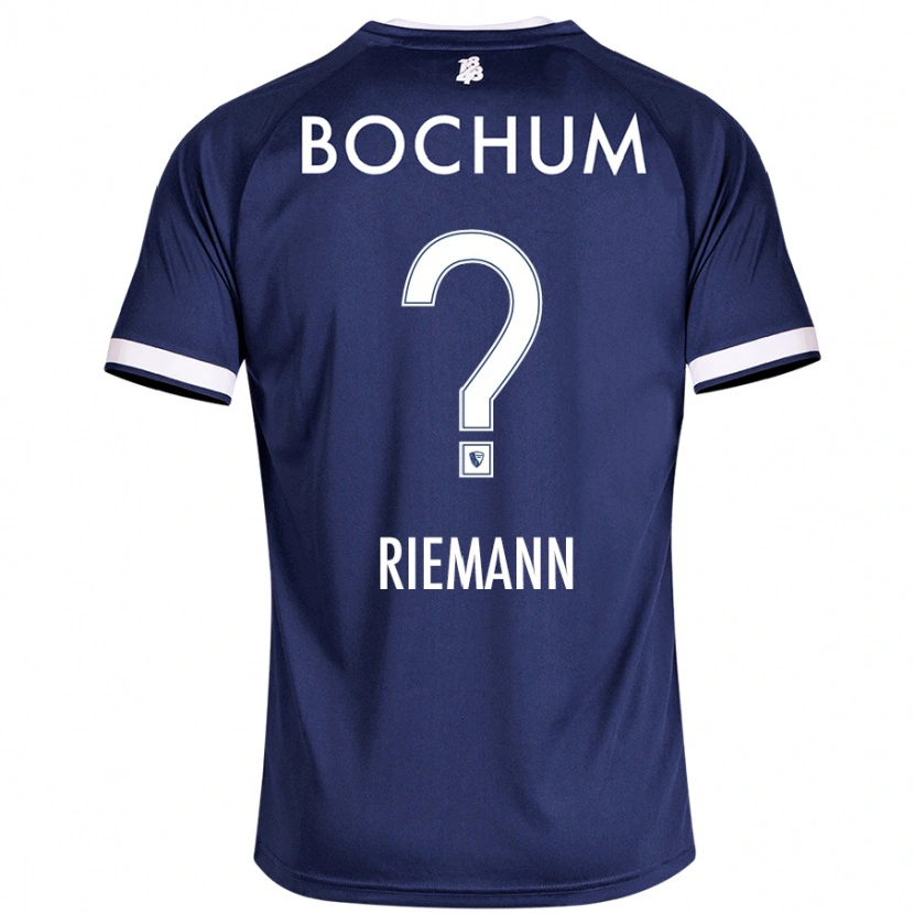 Danxen Heren Manuel Riemann #0 Donkerblauw Thuisshirt Thuistenue 2024/25 T-Shirt