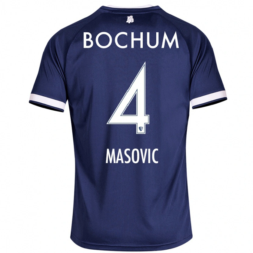Danxen Heren Erhan Masovic #4 Donkerblauw Thuisshirt Thuistenue 2024/25 T-Shirt