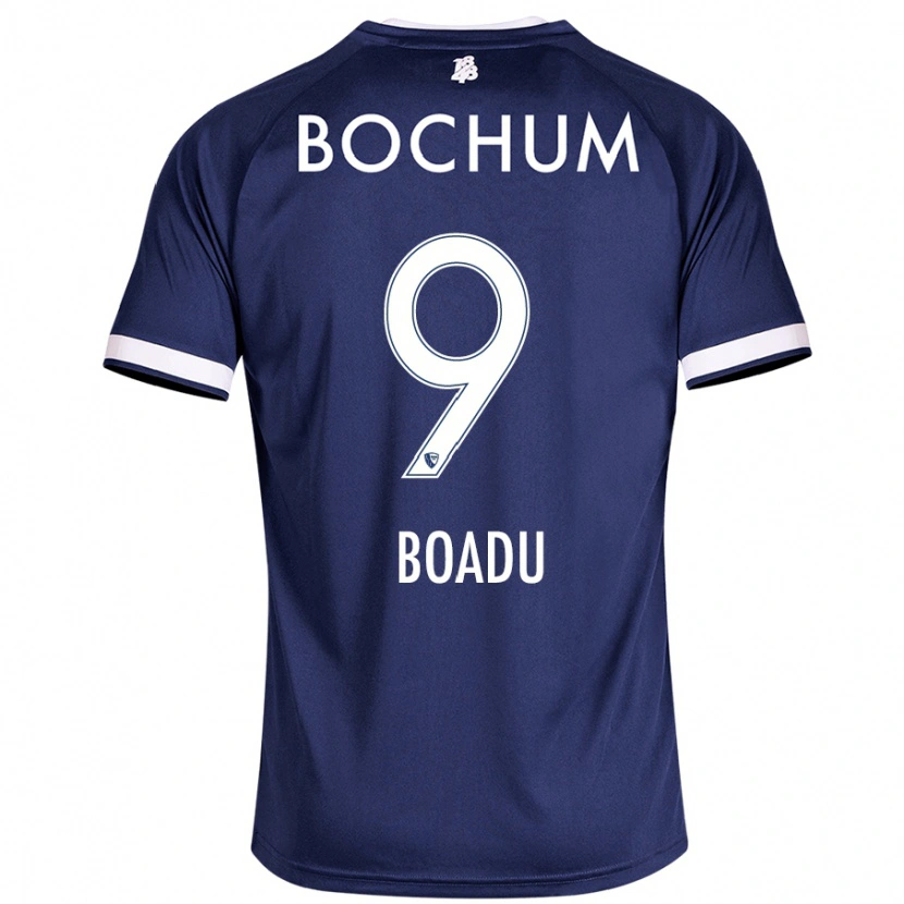 Danxen Heren Myron Boadu #9 Donkerblauw Thuisshirt Thuistenue 2024/25 T-Shirt