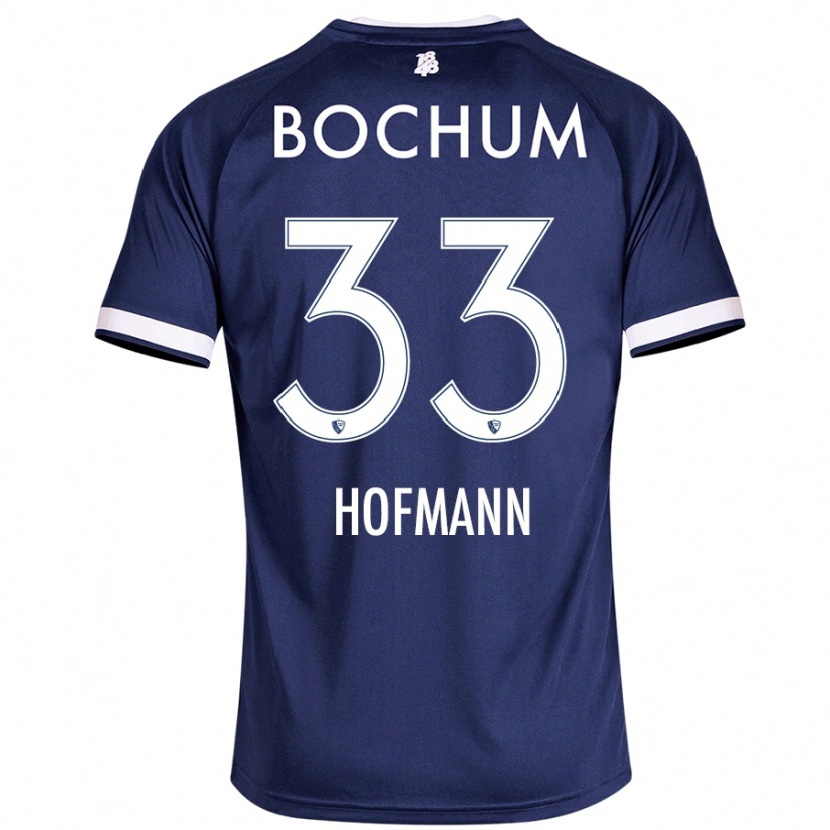 Danxen Heren Philipp Hofmann #33 Donkerblauw Thuisshirt Thuistenue 2024/25 T-Shirt