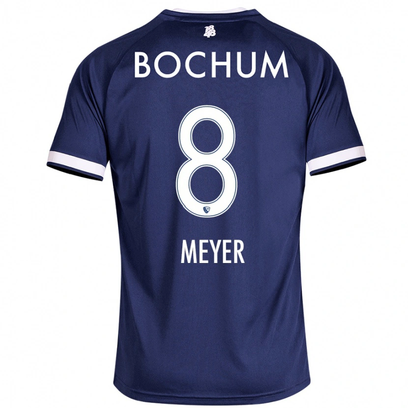 Danxen Heren Tom Meyer #8 Donkerblauw Thuisshirt Thuistenue 2024/25 T-Shirt