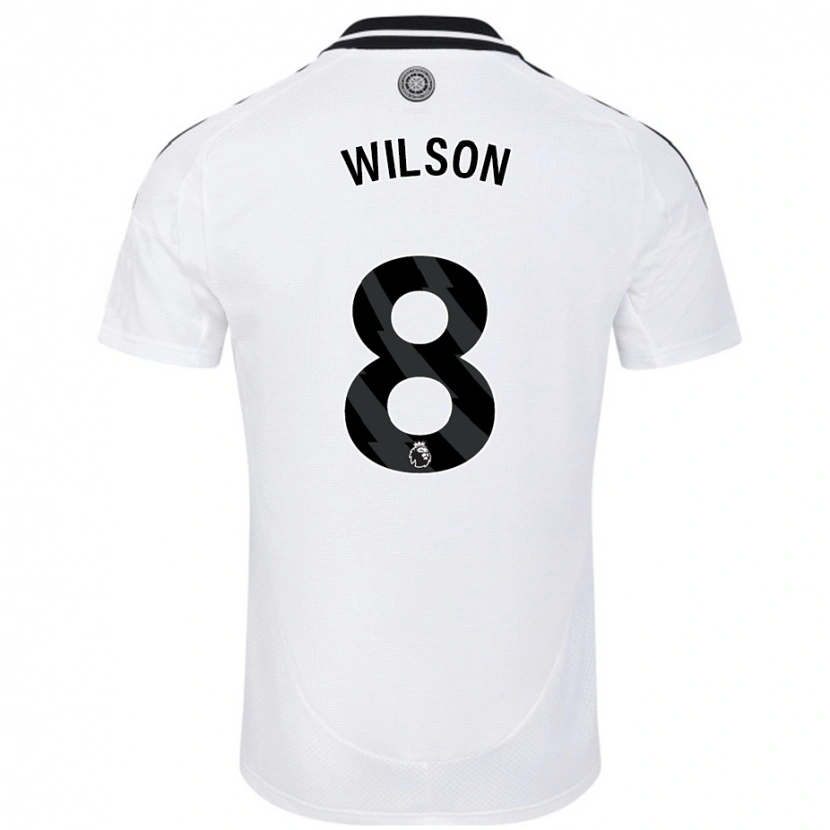 Danxen Heren Harry Wilson #8 Wit Thuisshirt Thuistenue 2024/25 T-Shirt