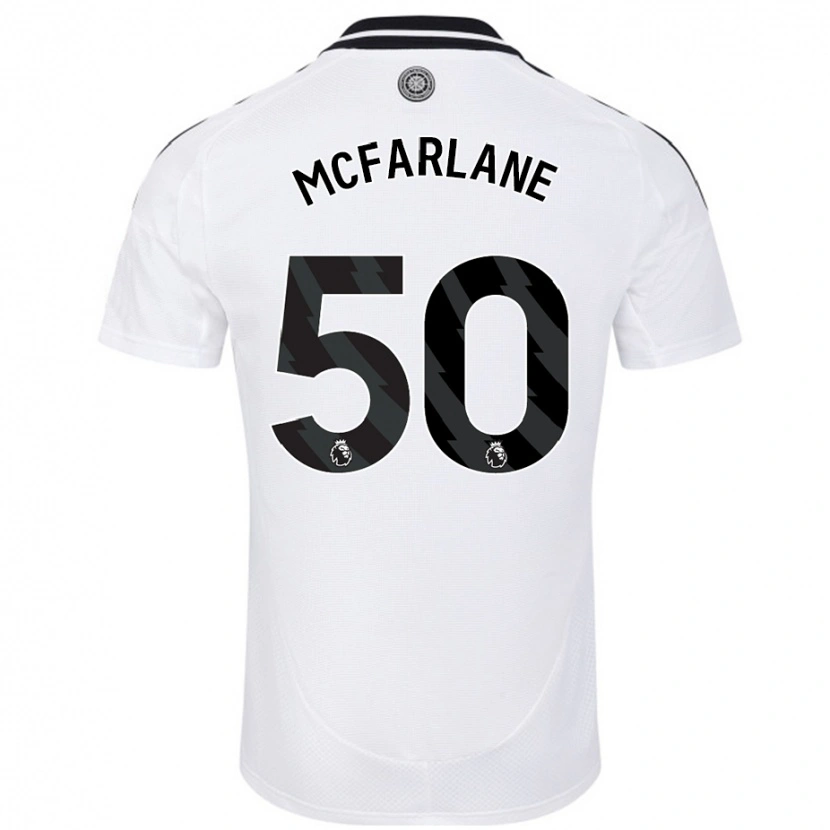 Danxen Heren Callum Mcfarlane #50 Wit Thuisshirt Thuistenue 2024/25 T-Shirt