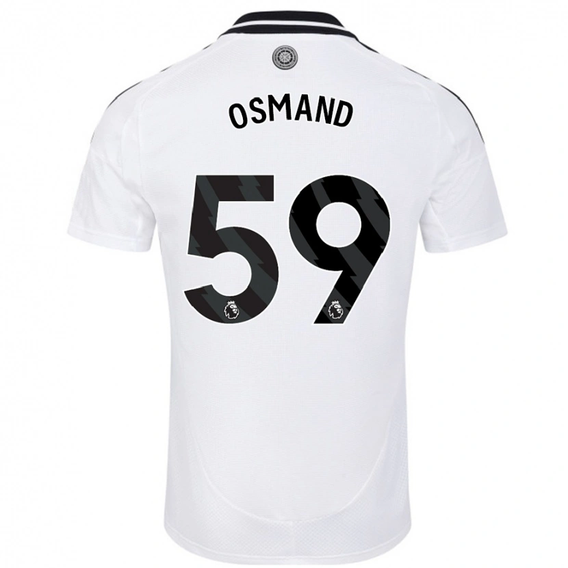 Danxen Heren Callum Osmand #59 Wit Thuisshirt Thuistenue 2024/25 T-Shirt