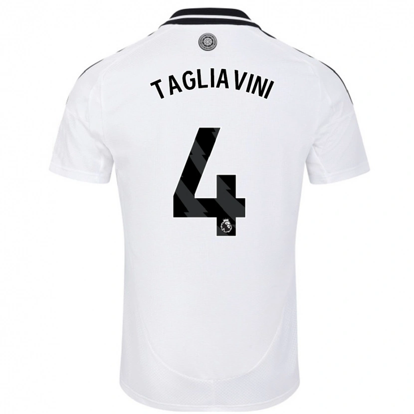 Danxen Heren Ella Tagliavini #4 Wit Thuisshirt Thuistenue 2024/25 T-Shirt