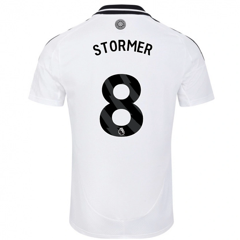 Danxen Heren Becky Stormer #8 Wit Thuisshirt Thuistenue 2024/25 T-Shirt
