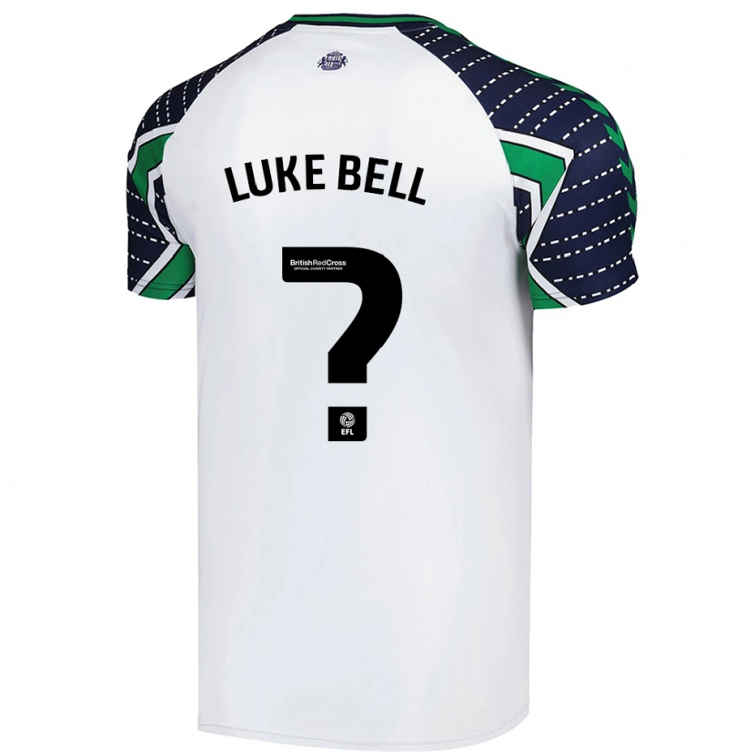 Danxen Heren Luke Bell #0 Wit Uitshirt Uittenue 2024/25 T-Shirt