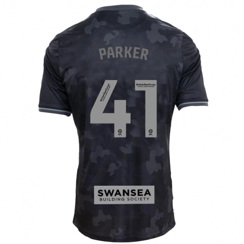 Danxen Heren Sam Parker #41 Zwart Uitshirt Uittenue 2024/25 T-Shirt