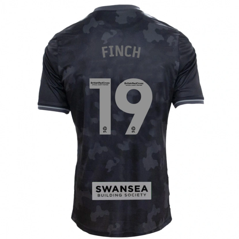 Danxen Heren Lucy Finch #19 Zwart Uitshirt Uittenue 2024/25 T-Shirt