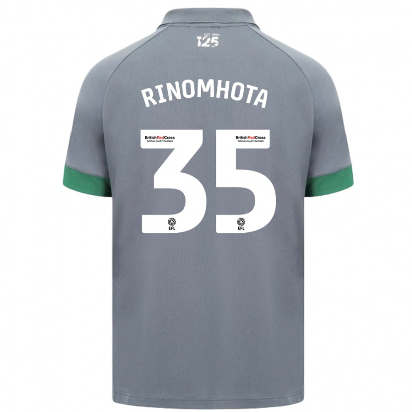 Danxen Heren Andy Rinomhota #35 Donkergrijs Uitshirt Uittenue 2024/25 T-Shirt