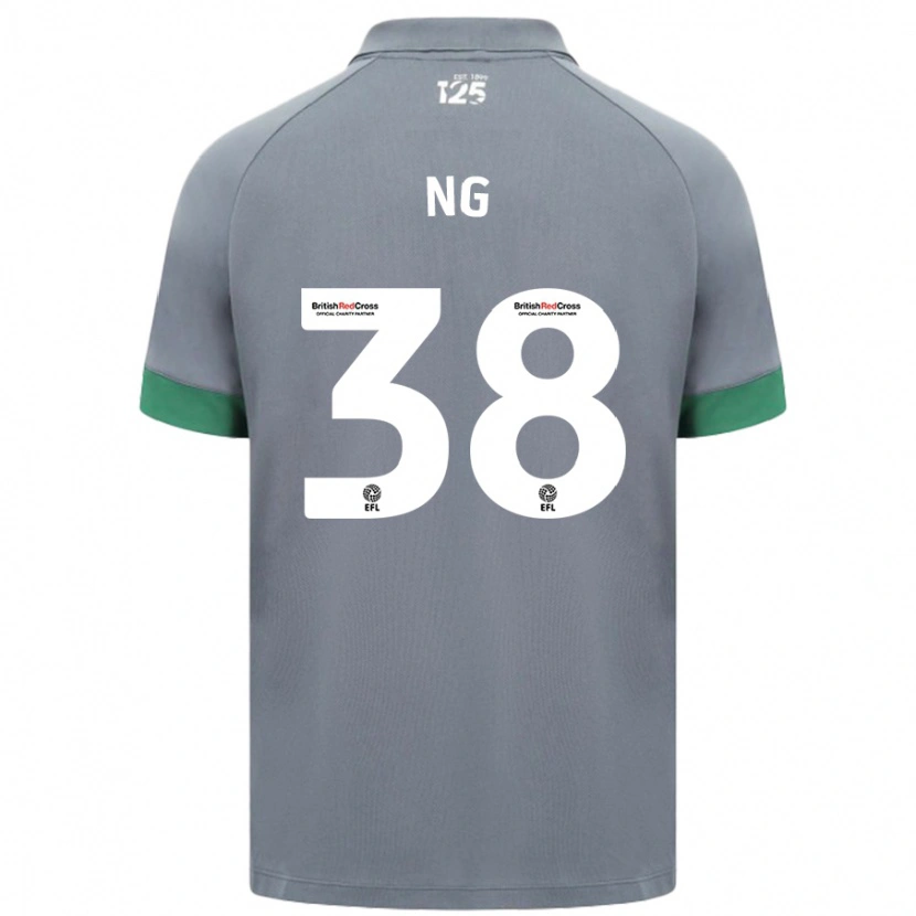 Danxen Heren Perry Ng #38 Donkergrijs Uitshirt Uittenue 2024/25 T-Shirt