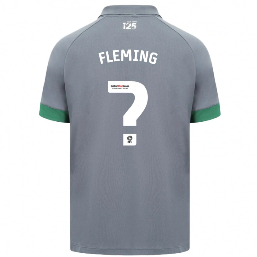 Danxen Heren Cole Fleming #0 Donkergrijs Uitshirt Uittenue 2024/25 T-Shirt