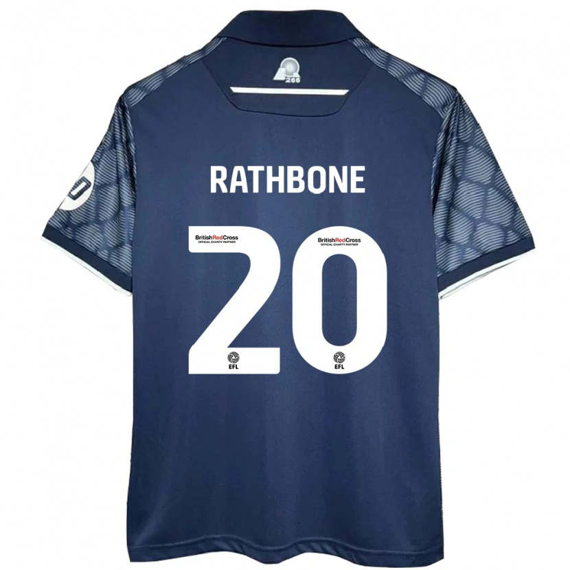 Danxen Heren Ollie Rathbone #20 Zwart Uitshirt Uittenue 2024/25 T-Shirt