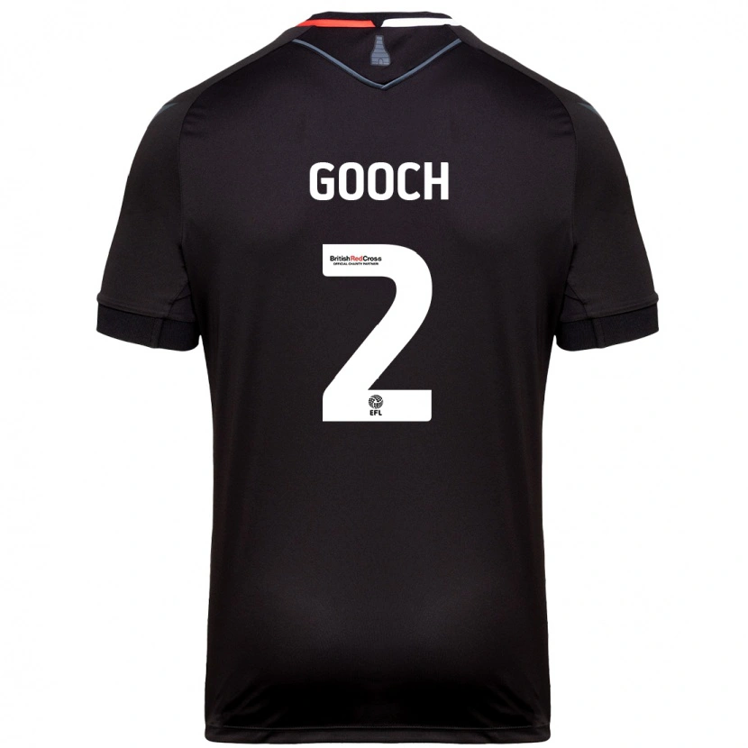 Danxen Heren Lynden Gooch #2 Zwart Uitshirt Uittenue 2024/25 T-Shirt