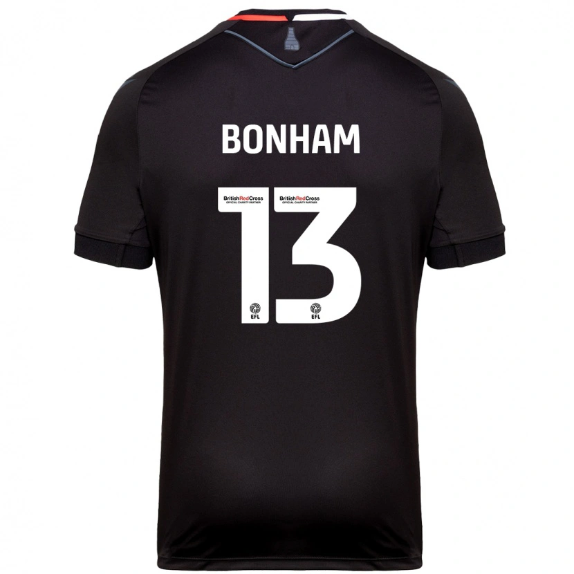 Danxen Heren Jack Bonham #13 Zwart Uitshirt Uittenue 2024/25 T-Shirt