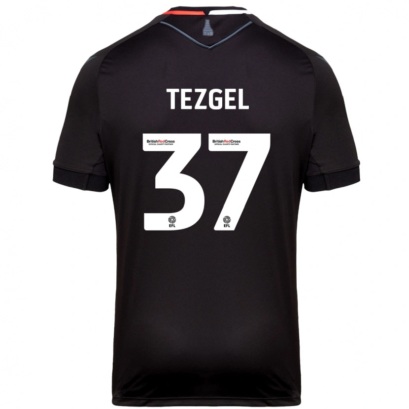 Danxen Heren Emre Tezgel #37 Zwart Uitshirt Uittenue 2024/25 T-Shirt