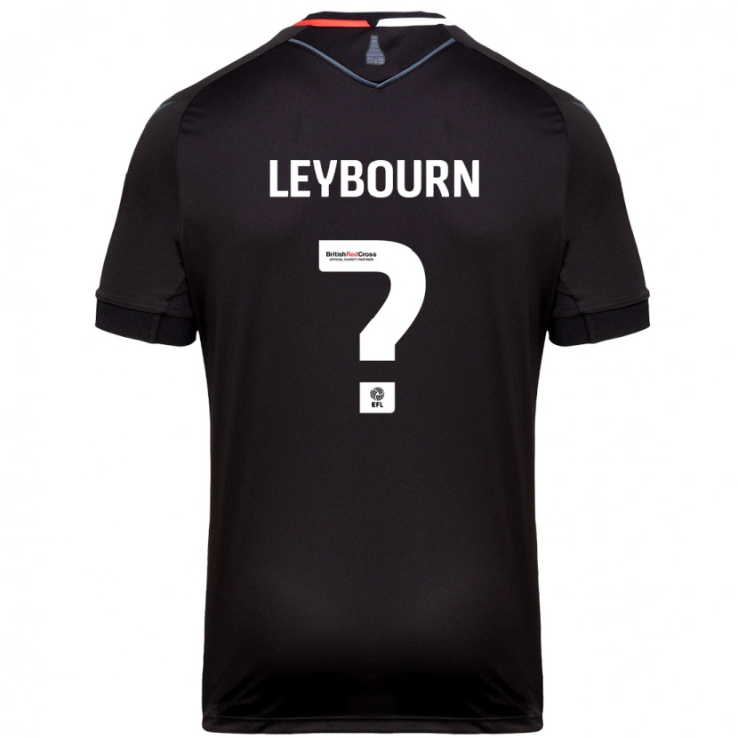 Danxen Heren Charlie Leybourn #0 Zwart Uitshirt Uittenue 2024/25 T-Shirt