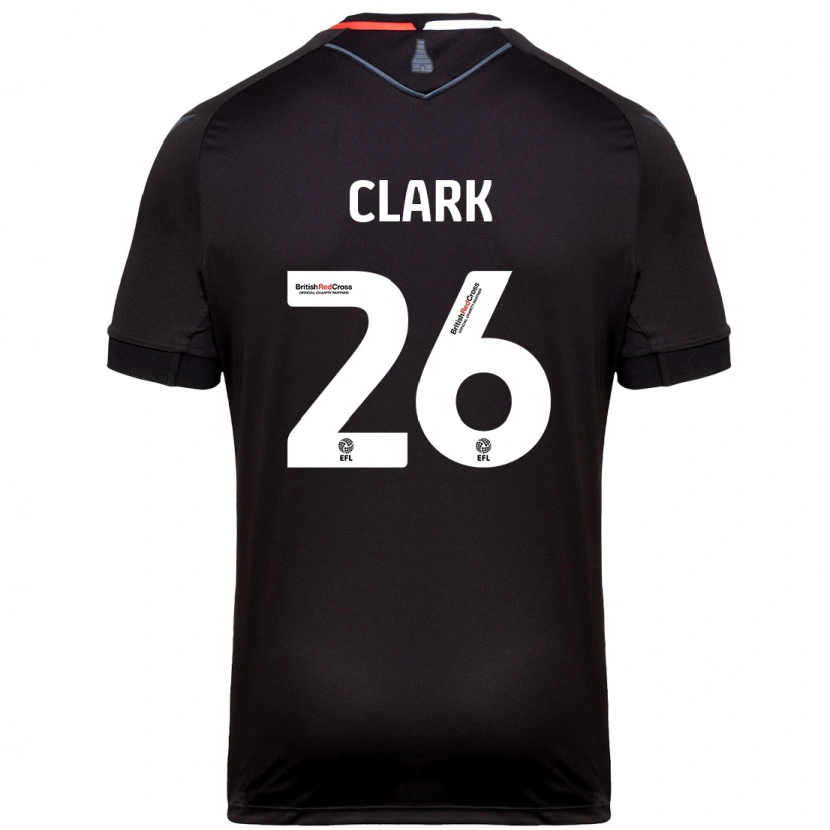 Danxen Heren Ciaran Clark #26 Zwart Uitshirt Uittenue 2024/25 T-Shirt