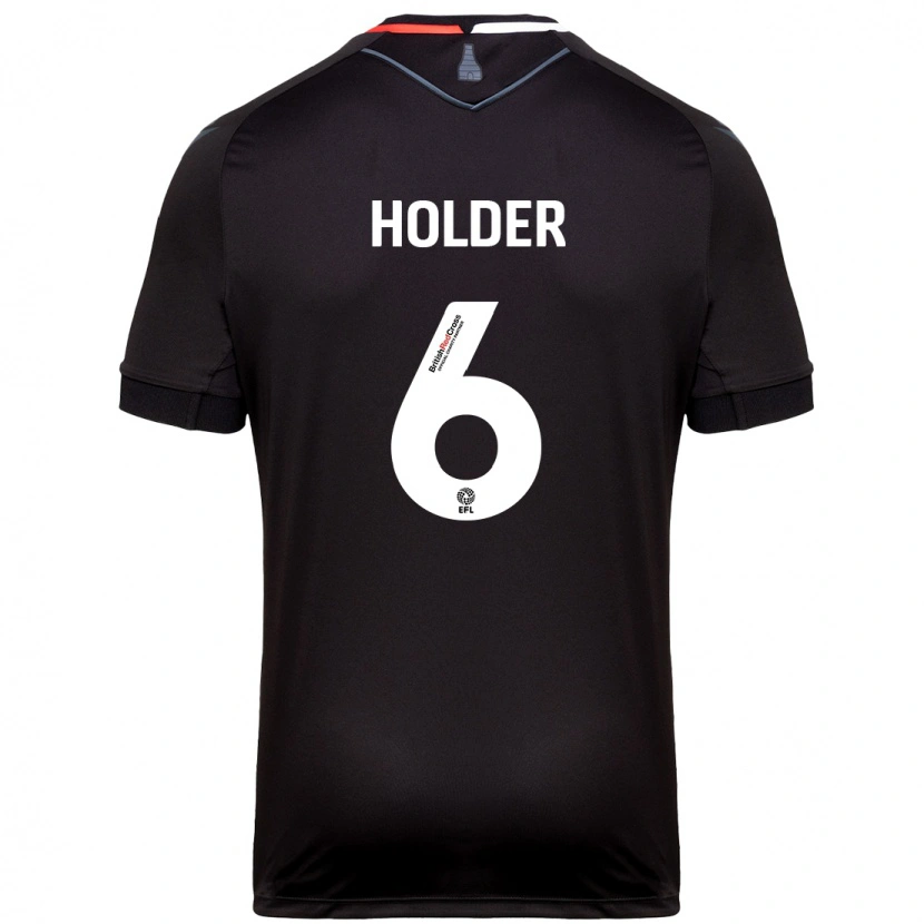 Danxen Heren Molly Holder #6 Zwart Uitshirt Uittenue 2024/25 T-Shirt