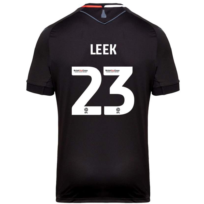 Danxen Heren Ellie Leek #23 Zwart Uitshirt Uittenue 2024/25 T-Shirt
