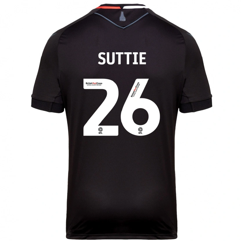 Danxen Heren Arabella Suttie #26 Zwart Uitshirt Uittenue 2024/25 T-Shirt