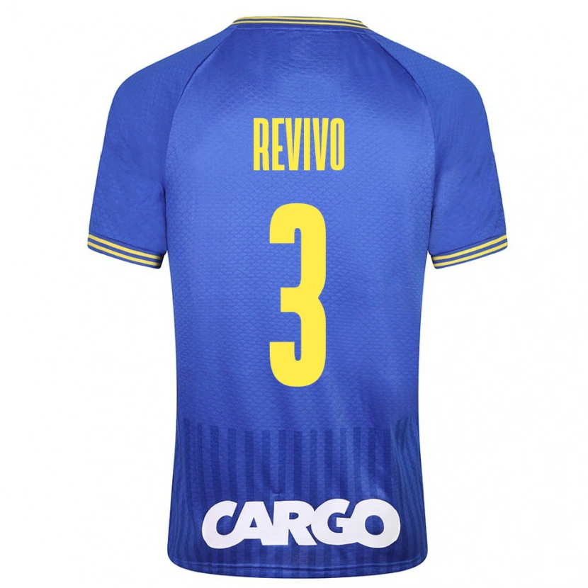 Danxen Heren Roy Revivo #3 Wit Uitshirt Uittenue 2024/25 T-Shirt