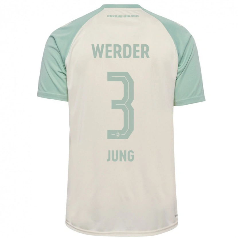 Danxen Heren Anthony Jung #3 Off-White Lichtgroen Uitshirt Uittenue 2024/25 T-Shirt