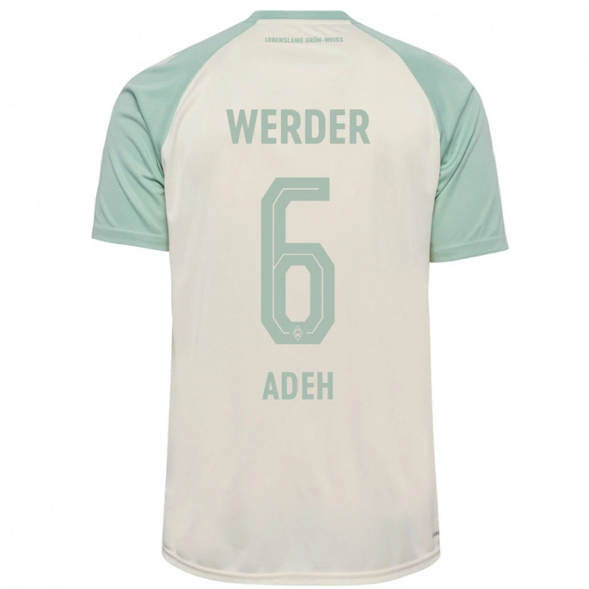 Danxen Heren Wesley Adeh #6 Off-White Lichtgroen Uitshirt Uittenue 2024/25 T-Shirt