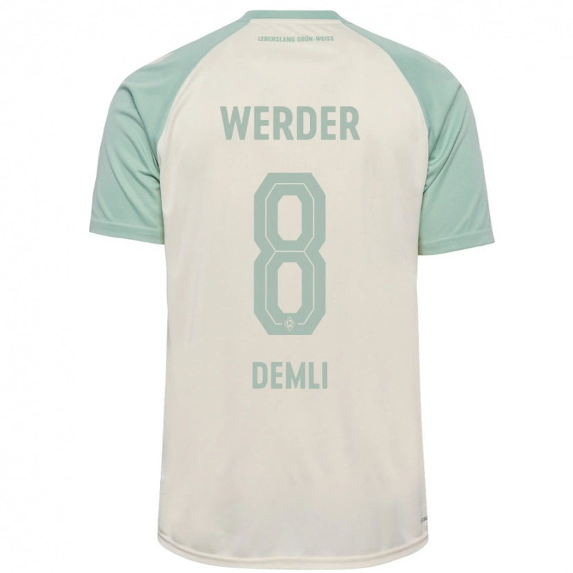 Danxen Heren Barzan Demli #8 Off-White Lichtgroen Uitshirt Uittenue 2024/25 T-Shirt