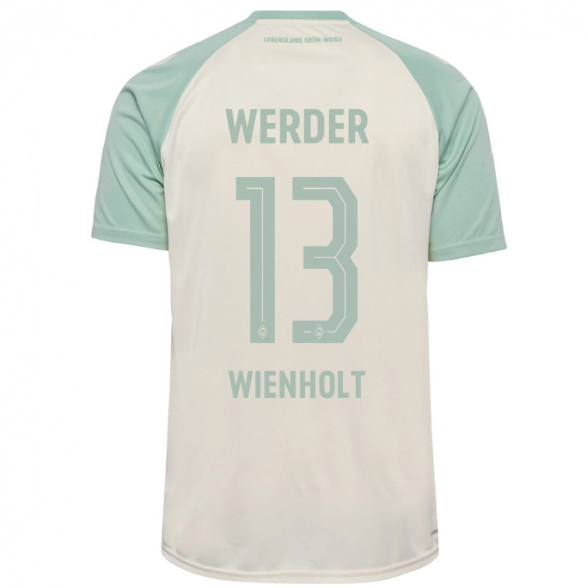 Danxen Heren Paul Wienholt #13 Off-White Lichtgroen Uitshirt Uittenue 2024/25 T-Shirt