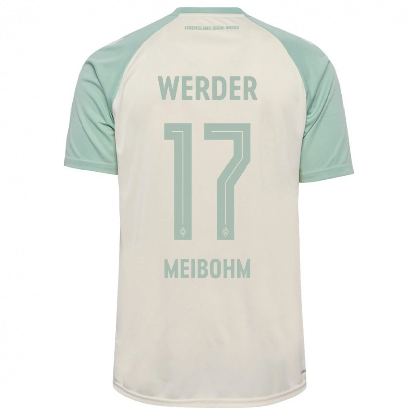 Danxen Heren Joel Meibohm #17 Off-White Lichtgroen Uitshirt Uittenue 2024/25 T-Shirt