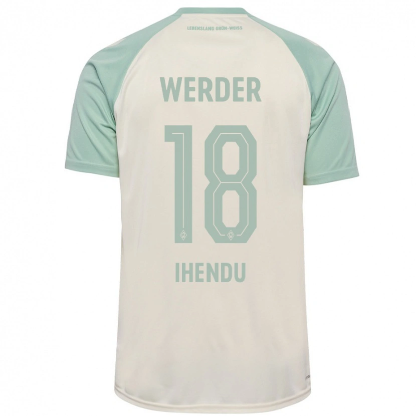 Danxen Heren Daniel Ihendu #18 Off-White Lichtgroen Uitshirt Uittenue 2024/25 T-Shirt