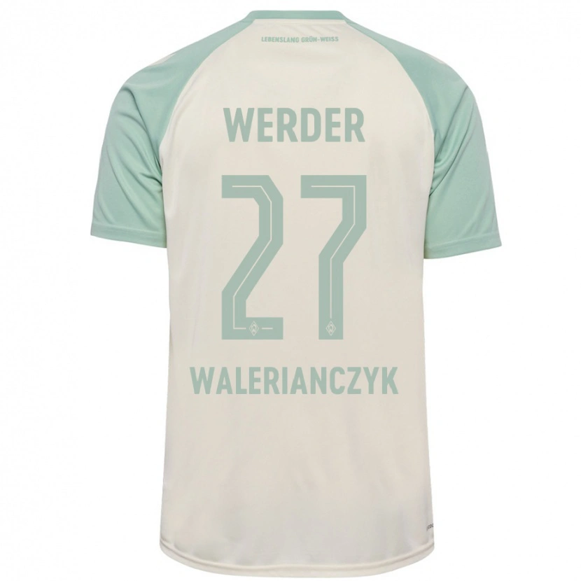 Danxen Heren Dennis Walerianczyk #27 Off-White Lichtgroen Uitshirt Uittenue 2024/25 T-Shirt