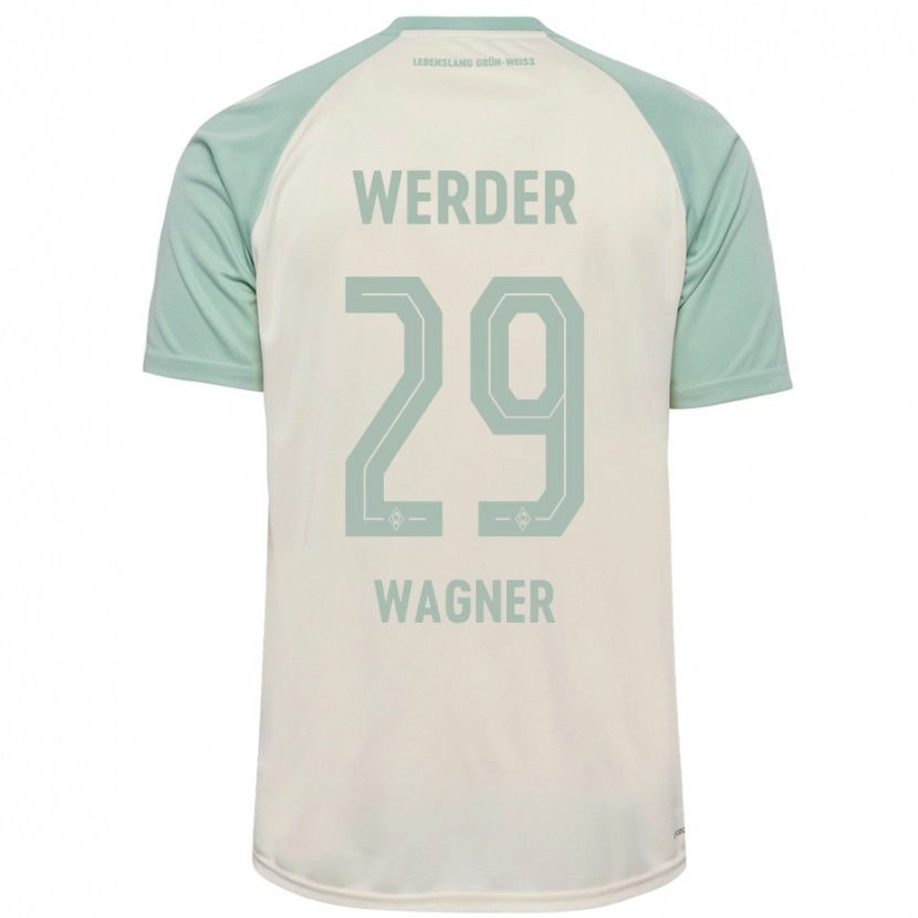 Danxen Heren Paul Wagner #29 Off-White Lichtgroen Uitshirt Uittenue 2024/25 T-Shirt