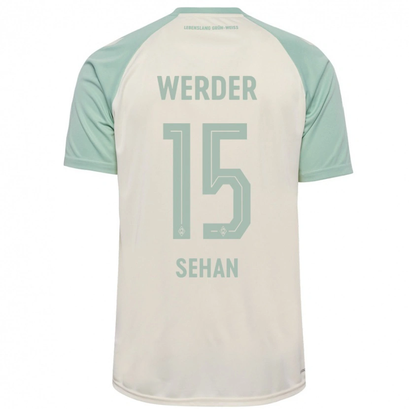 Danxen Heren Jasmin Sehan #15 Off-White Lichtgroen Uitshirt Uittenue 2024/25 T-Shirt
