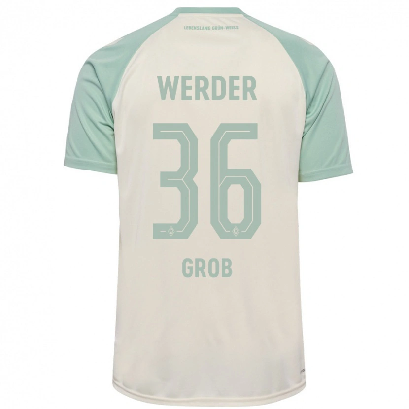 Danxen Heren Christian Groß #36 Off-White Lichtgroen Uitshirt Uittenue 2024/25 T-Shirt