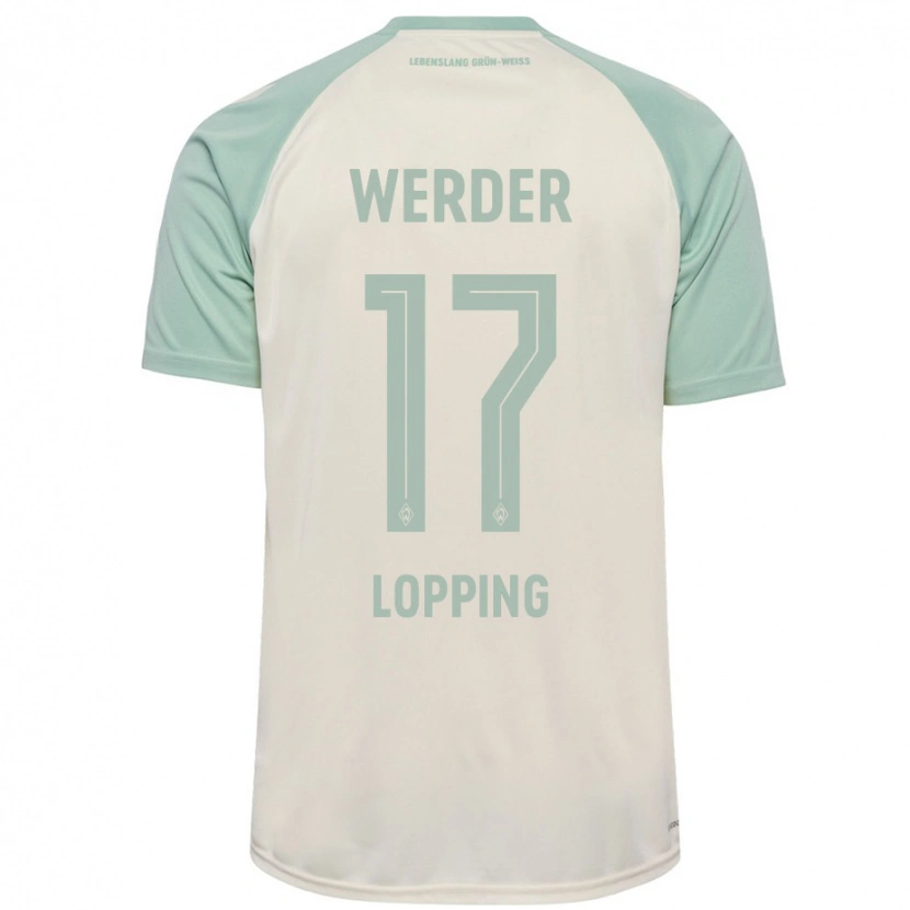 Danxen Heren Jakob Löpping #17 Off-White Lichtgroen Uitshirt Uittenue 2024/25 T-Shirt