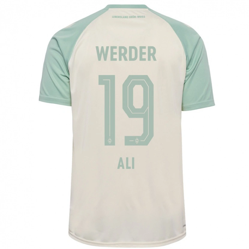 Danxen Heren Rok Ali #19 Off-White Lichtgroen Uitshirt Uittenue 2024/25 T-Shirt