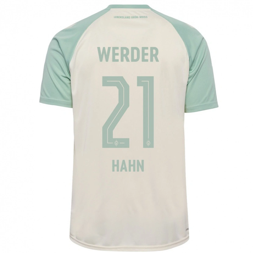 Danxen Heren Chiara Hahn #21 Off-White Lichtgroen Uitshirt Uittenue 2024/25 T-Shirt