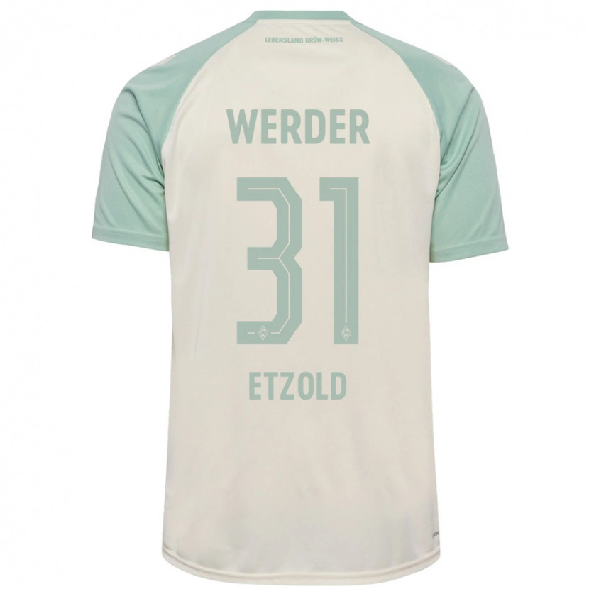 Danxen Heren Hannah Etzold #31 Off-White Lichtgroen Uitshirt Uittenue 2024/25 T-Shirt