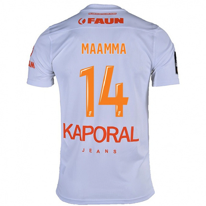 Danxen Heren Othmane Maamma #14 Wit Uitshirt Uittenue 2024/25 T-Shirt