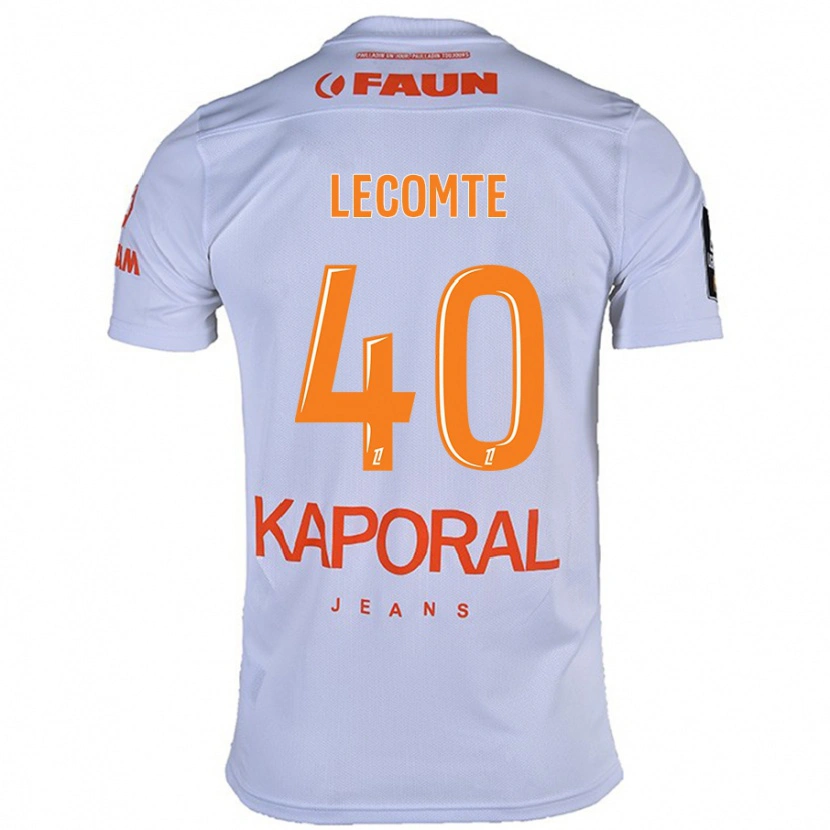 Danxen Heren Benjamin Lecomte #40 Wit Uitshirt Uittenue 2024/25 T-Shirt