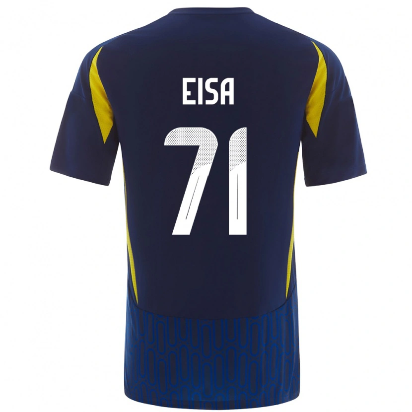 Danxen Heren Bayan Eisa #71 Blauw Geel Uitshirt Uittenue 2024/25 T-Shirt
