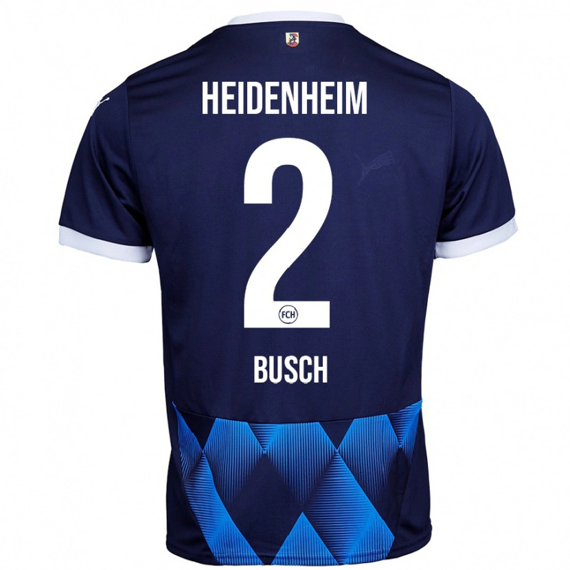 Danxen Heren Marnon Busch #2 Donker Marineblauw Uitshirt Uittenue 2024/25 T-Shirt
