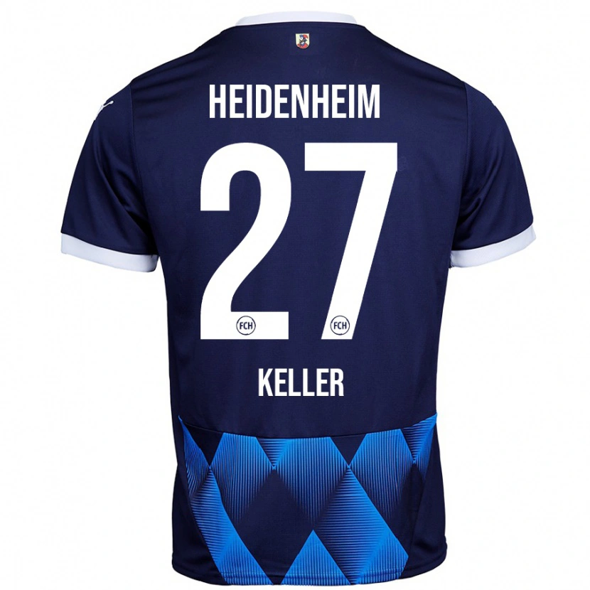 Danxen Heren Thomas Keller #27 Donker Marineblauw Uitshirt Uittenue 2024/25 T-Shirt