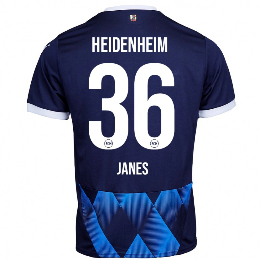 Danxen Heren Luka Janes #36 Donker Marineblauw Uitshirt Uittenue 2024/25 T-Shirt