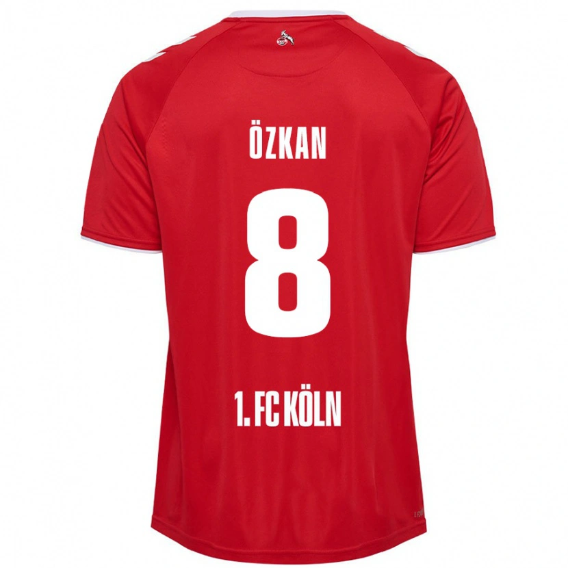 Danxen Heren Mikail Özkan #8 Rood Wit Uitshirt Uittenue 2024/25 T-Shirt