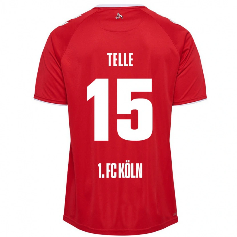 Danxen Heren Neo Telle #15 Rood Wit Uitshirt Uittenue 2024/25 T-Shirt