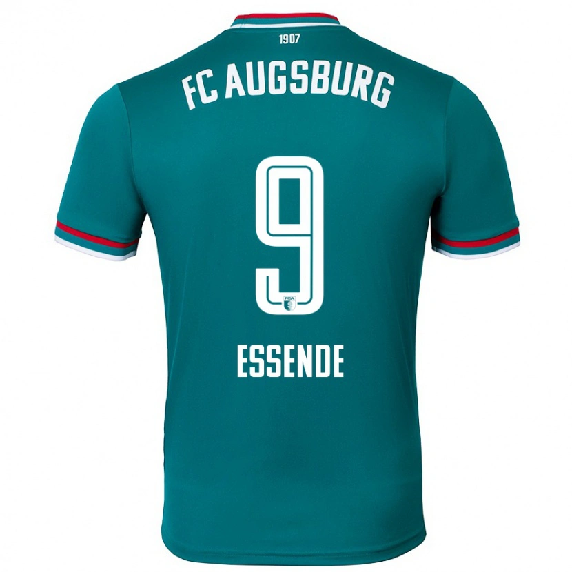 Danxen Heren Samuel Essende #9 Donkergroen Uitshirt Uittenue 2024/25 T-Shirt
